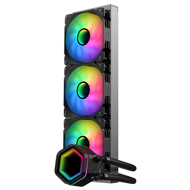 Edge Black ARGB All-In-One 360mm Intel and AMD CPU Infinity Watercooler